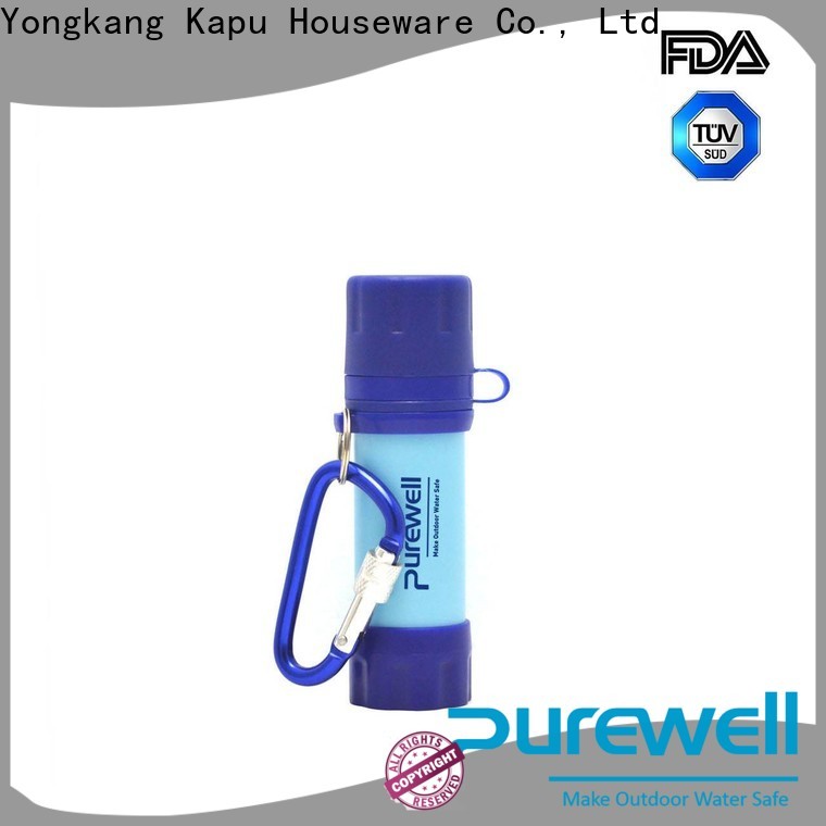 Purewell portable water straw filter water filter camping order now for hiking