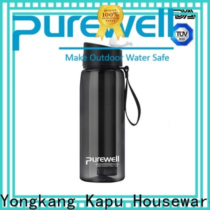 Purewell Detachable filter drink bottle supplier for Backpacking