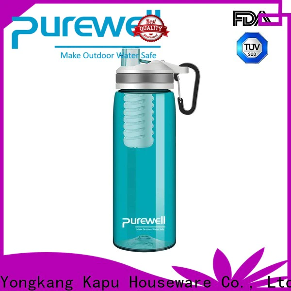 Purewell BPA-free water purifier drink bottle wholesale