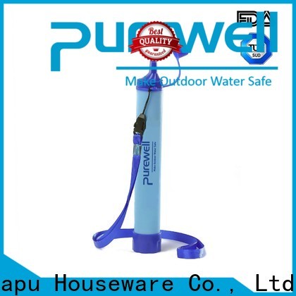 Purewell portable water filter straw order now for camping