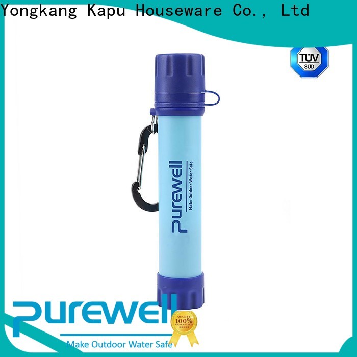 Purewell water purification straw factory price for hiking