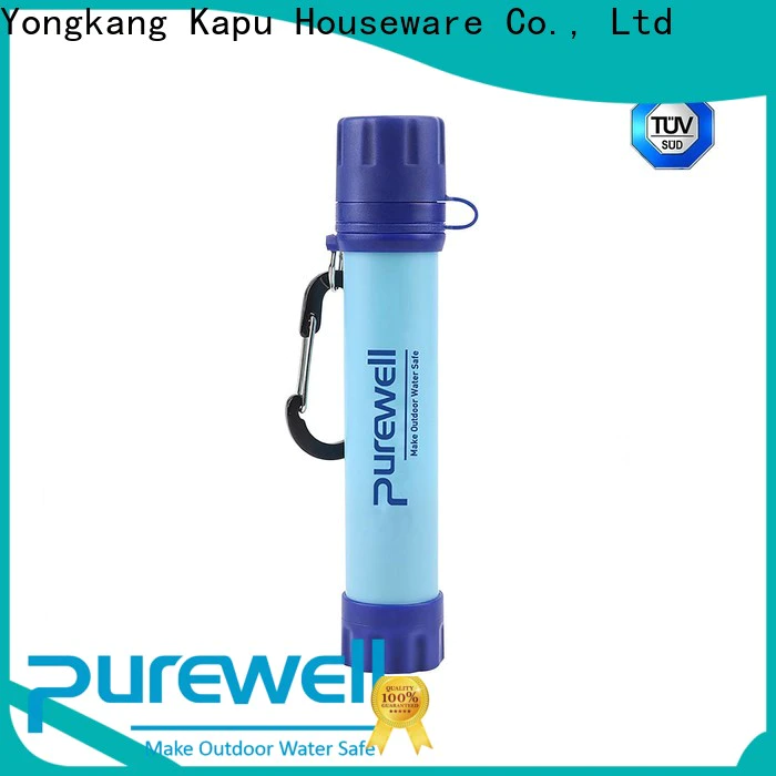 Purewell water purification straw factory price for hiking