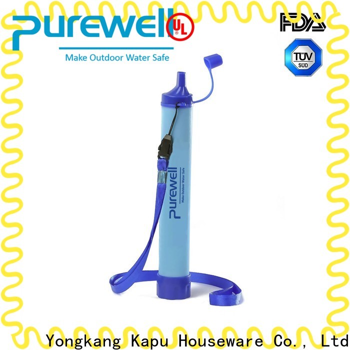 Customized outdoor water filter straw order now for hiking