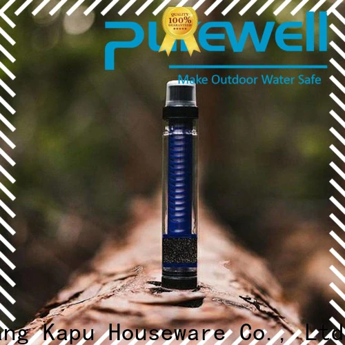 Purewell camping water filter reputable manufacturer for traveling