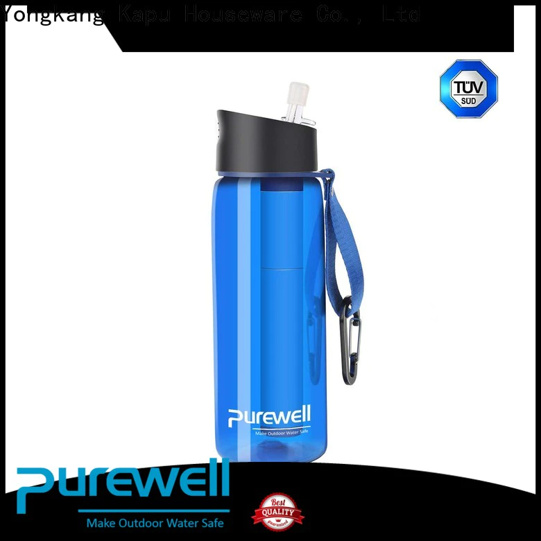with carabiner personal purifier bottle supplier for running