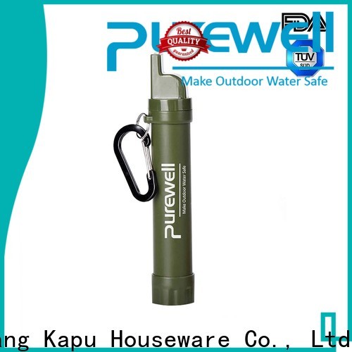 Purewell water purifier straw order now for traveling