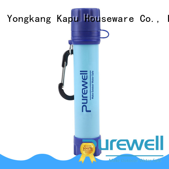 Customized portable water filter factory price for hiking