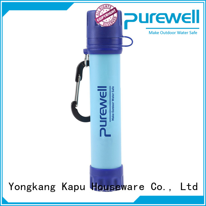 Purewell portable water filter factory price for hiking