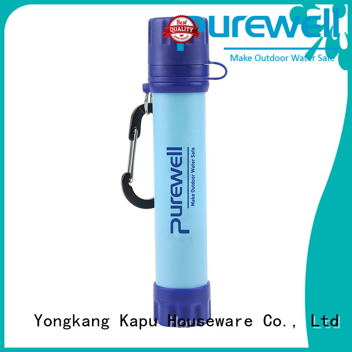 Purewell Personal portable water filter factory price for camping