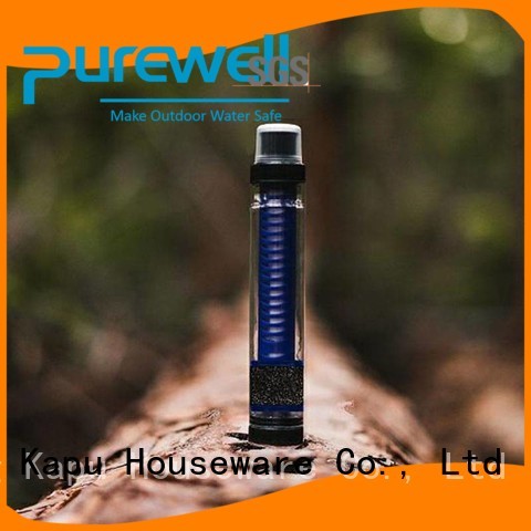 Purewell Personal water filter straw reputable manufacturer for camping