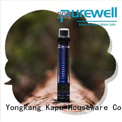 Purewell portable water filter reputable manufacturer for camping