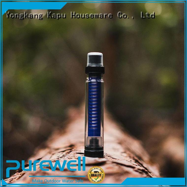 Purewell portable water filter reputable manufacturer for hiking
