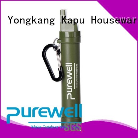 Purewell portable water filter factory price for hiking