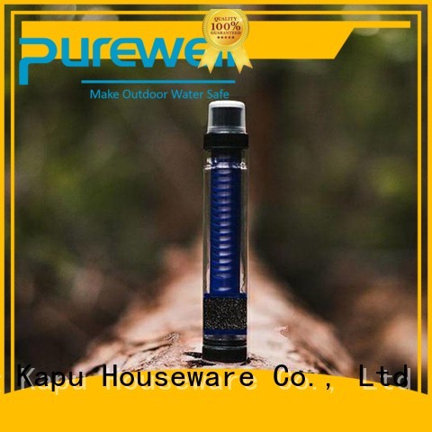 Purewell Customized portable water filter reputable manufacturer for traveling