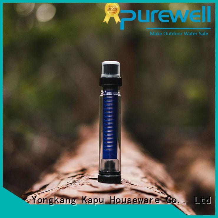 Purewell portable water filter reputable manufacturer for camping
