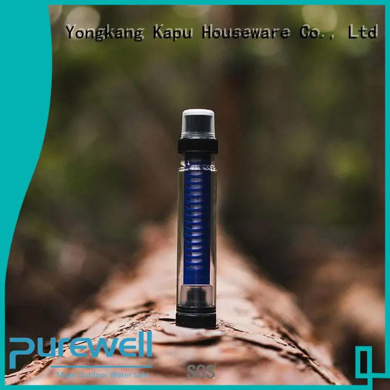 Purewell water filter straw order now for traveling