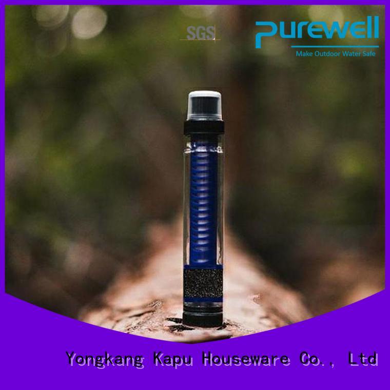 Purewell Personal portable water filter reputable manufacturer for traveling