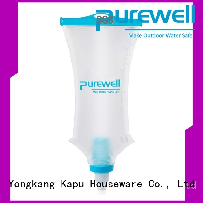 Purewell collapsible water filter bag reputable manufacturer for travel