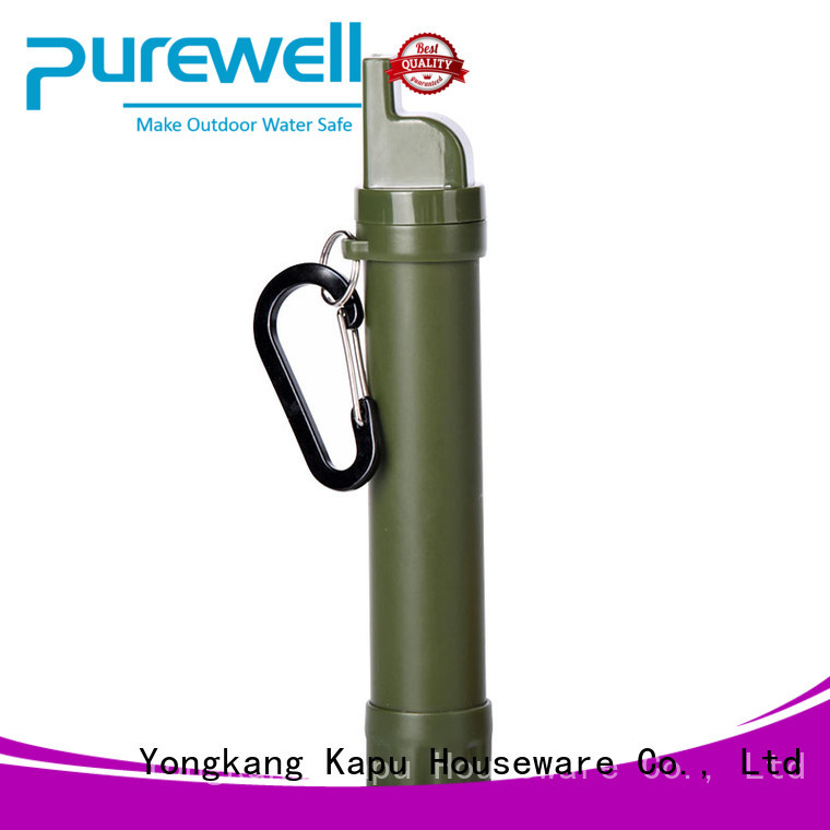 Purewell Personal portable water filter order now for traveling