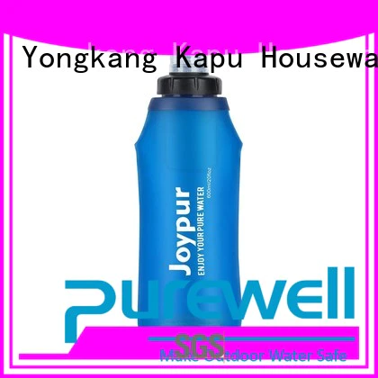 Purewell 500ml soft flask wholesale for hiking
