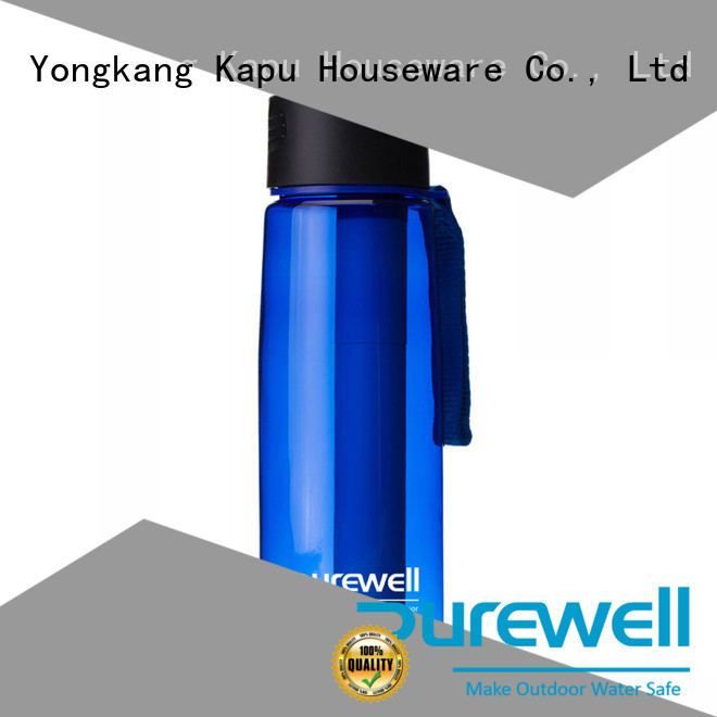Purewell BPA-free water purifier bottle wholesale