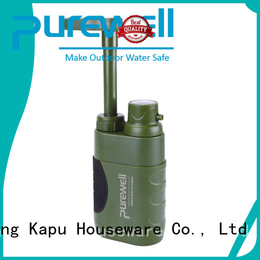 Purewell water filter pump inquire now for hiking