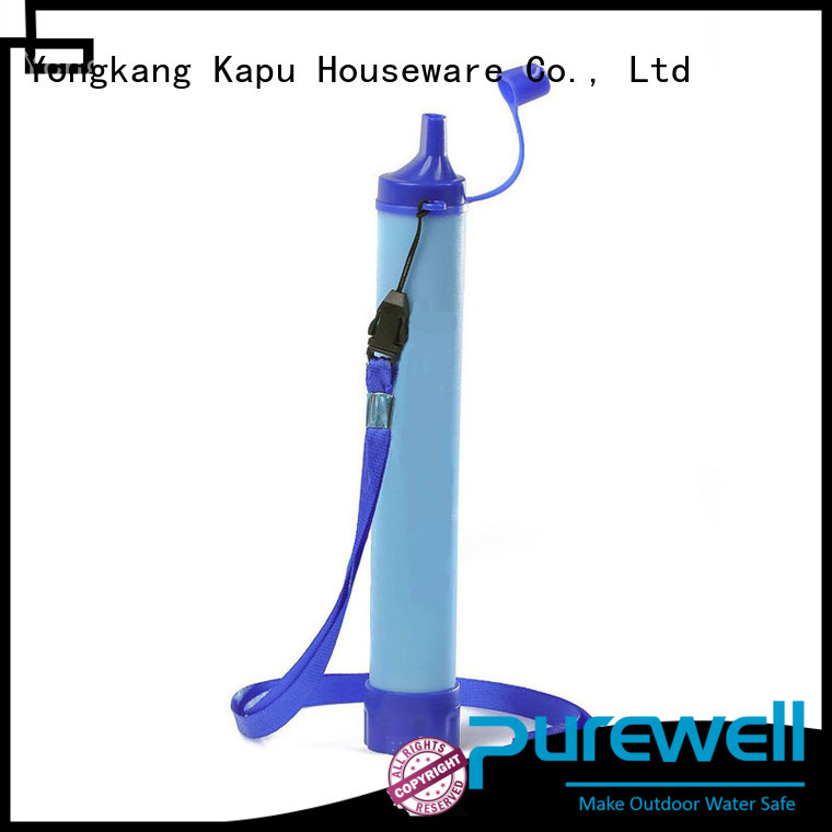 Purewell Personal water filter straw order now for traveling