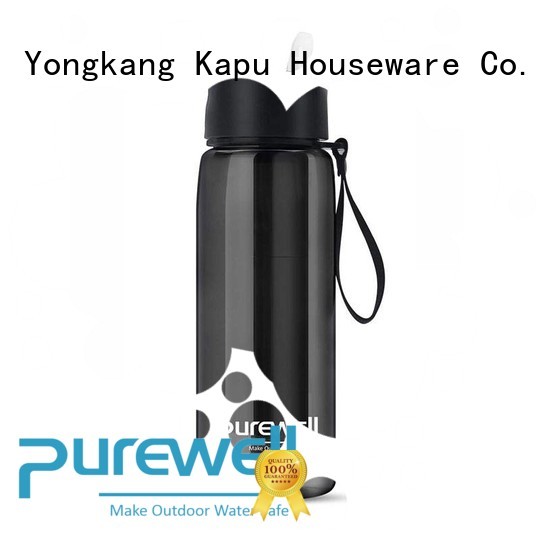 Purewell Detachable water purifier bottle wholesale for hiking