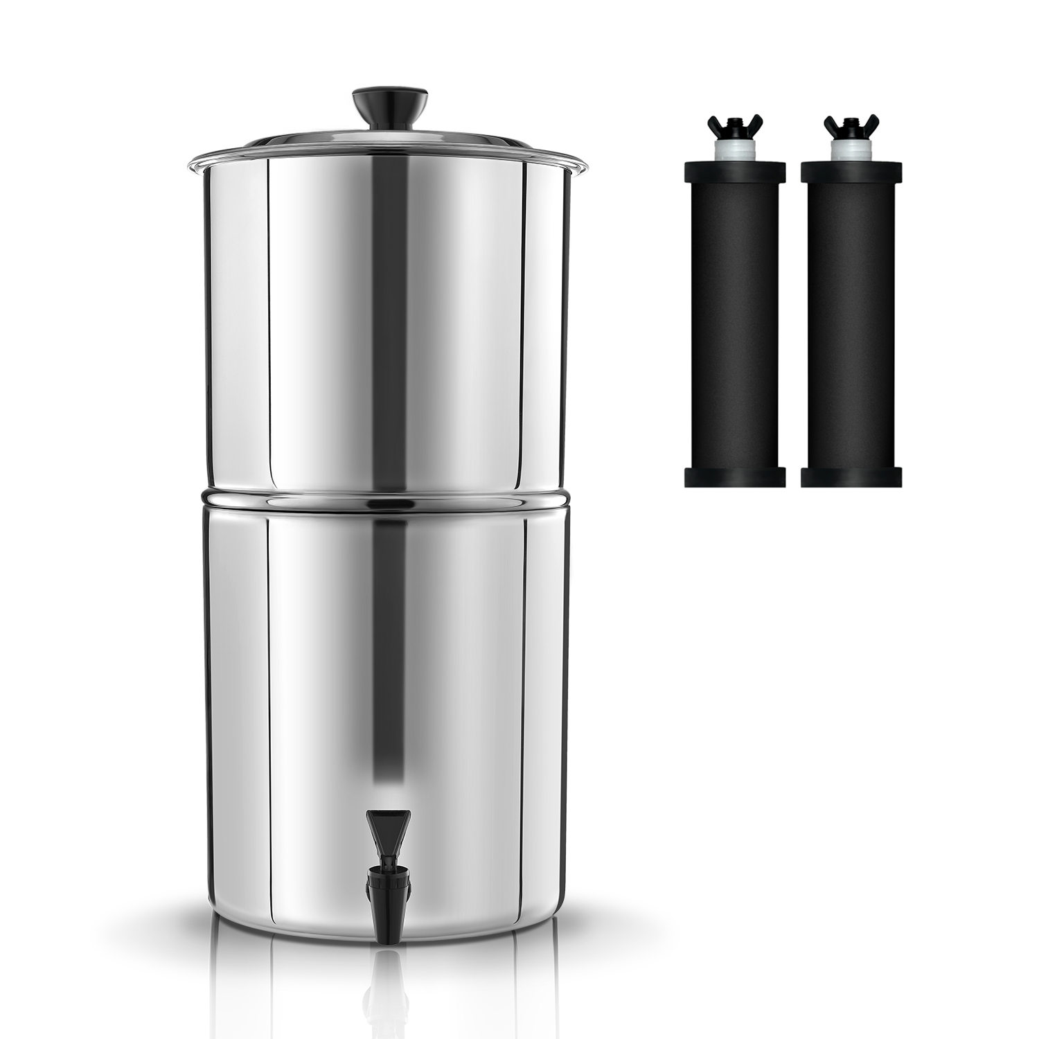 Purewell Pro Gravity Water Filtration System alternative to Berkey Water Filter