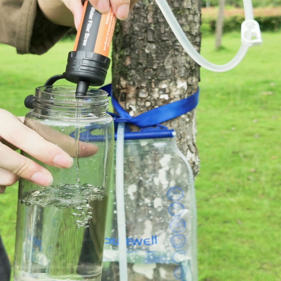 Purewell easy-hanging gravity water filter backpacking reputable manufacturer for travel-2