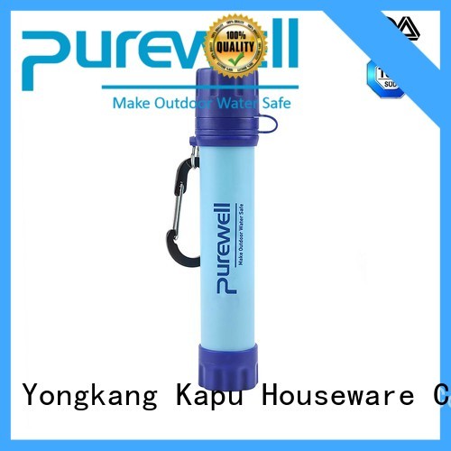 Purewell Personal water filter straw order now for camping