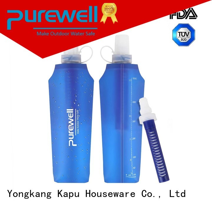 Purewell soft soft flask from China for running