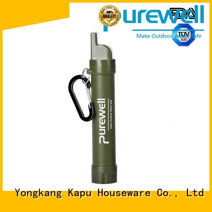Customized portable water filter factory price for camping