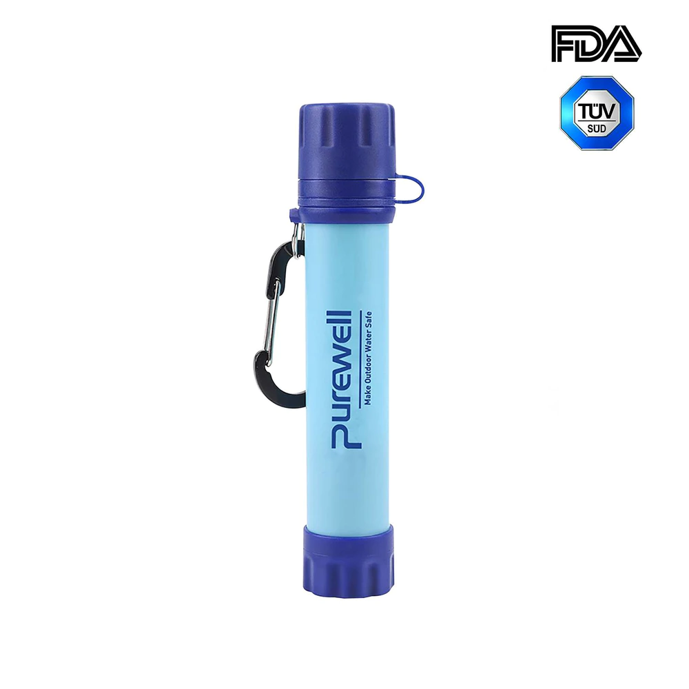 High-quality Purewell Personal Water Filter Straw alternative to LifeStraw Original K8612S