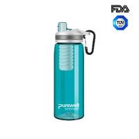 Purewell Personal Water Bottle with filter 770ml alternative to LifeStraw Go