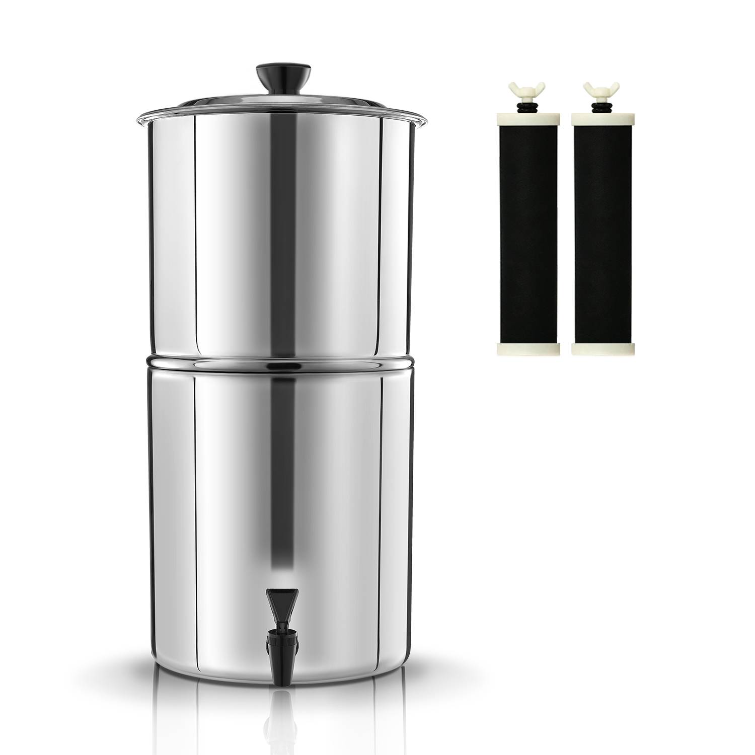 Purewell Gravityfed Water Filter System Alternative To Travel Berkey