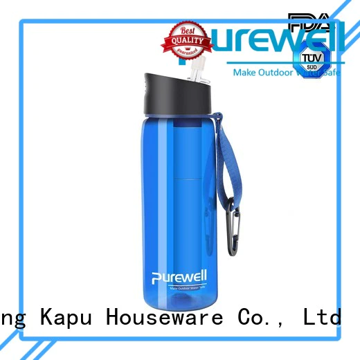 Purewell with carabiner water purifier bottle supplier