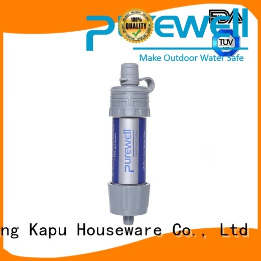 Purewell Personal portable water filter factory price for traveling