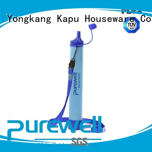 Purewell Customized portable water filter reputable manufacturer for traveling
