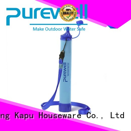 Purewell Customized portable water filter order now for camping
