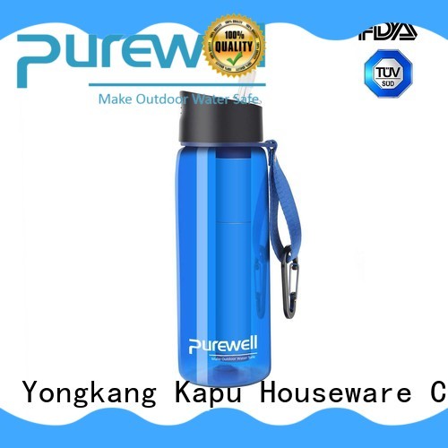 Detachable water filter bottle wholesale for Backpacking