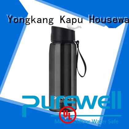 Purewell Detachable water filter bottle supplier for hiking