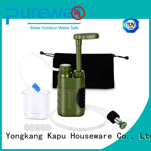 Purewell water filter pump inquire now for outdoor activities