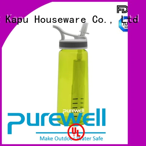 Purewell BPA-free water filter bottle supplier