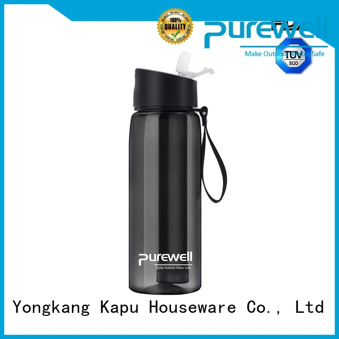 BPA-free water purifier bottle supplier for hiking