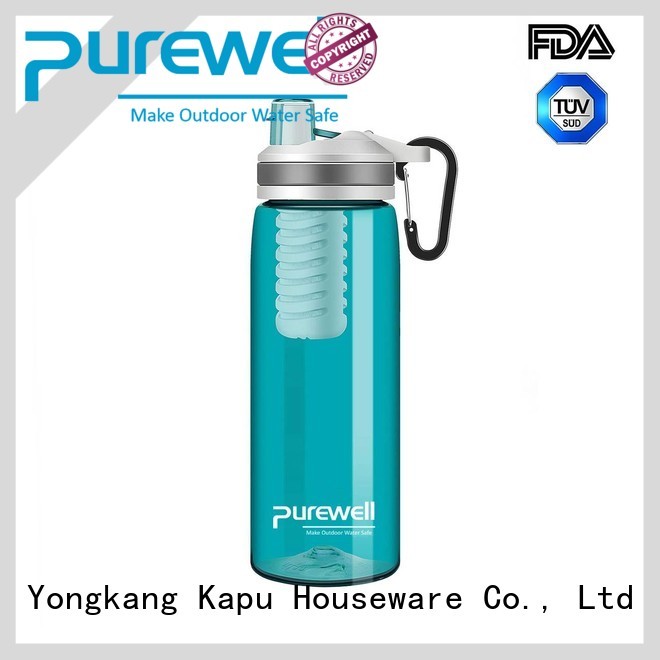 Purewell BPA-free water filter bottle wholesale