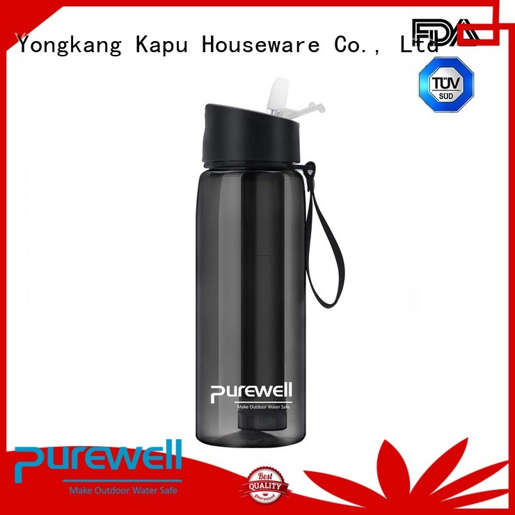 Detachable water purifier bottle supplier for hiking
