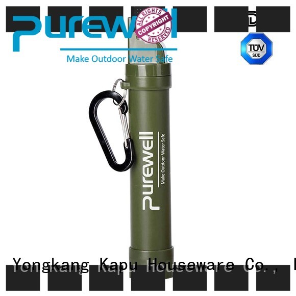 Purewell Customized portable water filter order now for hiking