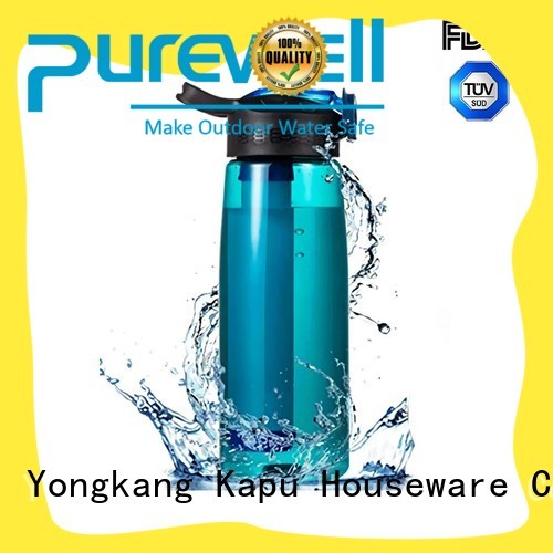 Purewell water filter bottle wholesale for Backpacking