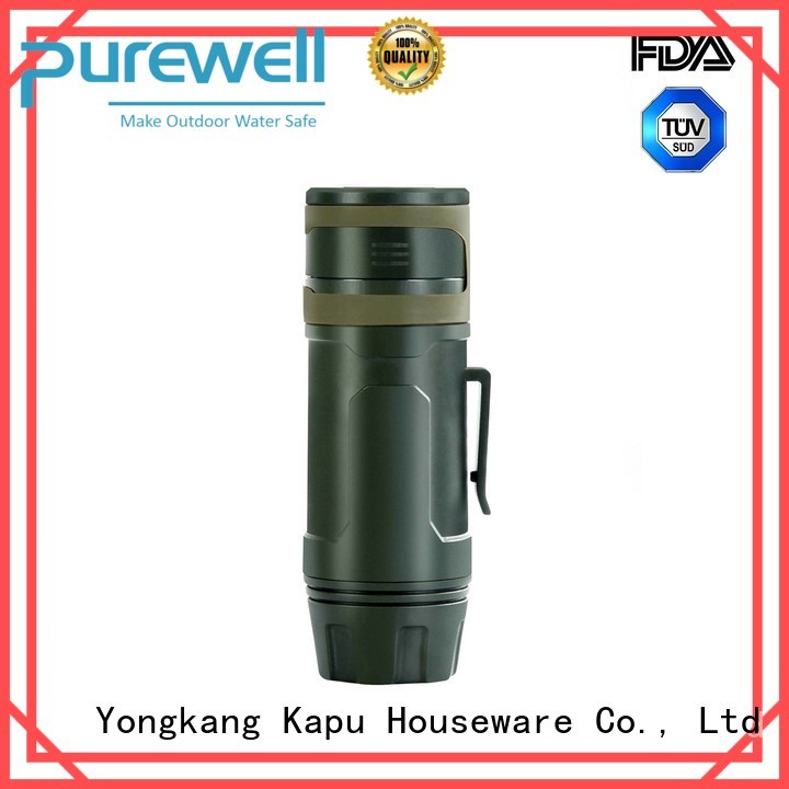 Purewell portable portable water filter reputable manufacturer for camping